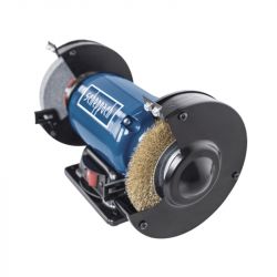 Scheppach Touret à meuler 400W D150mm avec brosse SM150LB Scheppach Kobleo Scheppach Touret à meuler 400W D150mm avec brosse SM150LB Scheppach Kobleo