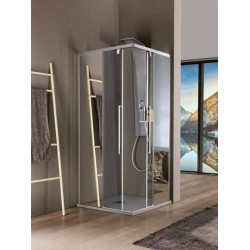 Samo Paroi douche d'angle ouverture coulissante 77-79cm gauche Acrux Kobleo