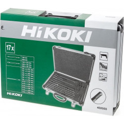 Hikoki Coffret de 12 forets et 5 burins sds-plus Hikoki Kobleo