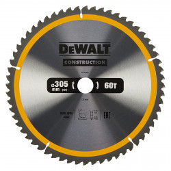 DeWalt Lame de scie circulaire stationnaire 305x30mm, 60 dents DT1960 DeWalt Kobleo