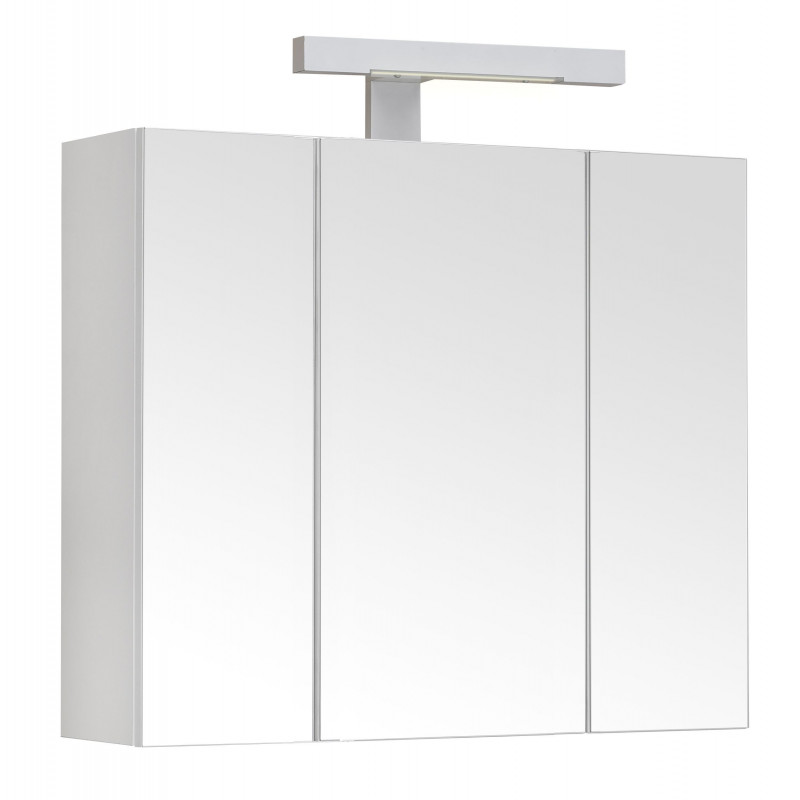 Allibert Armoire de toilette 60cm 3 portes miroirs blanc mat PIAN’O Allibert Kobleo