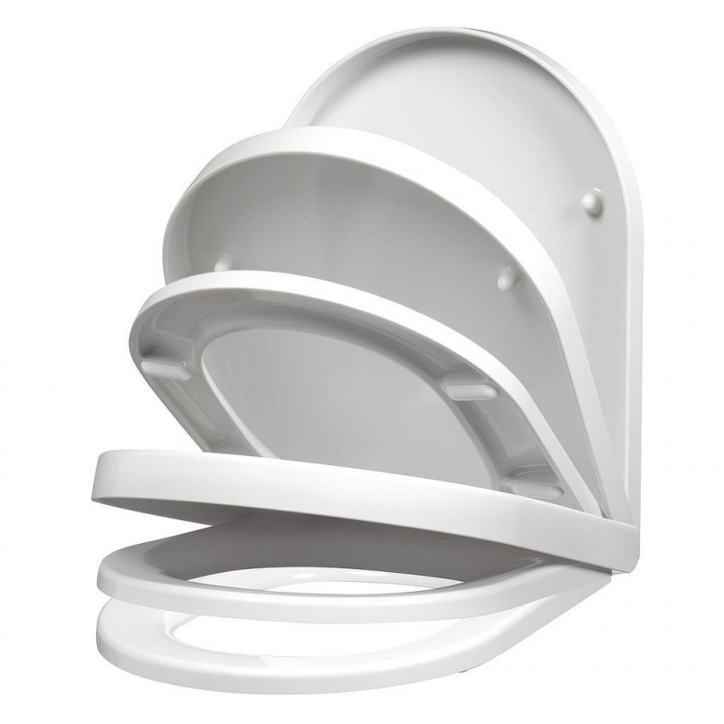 Allibert Abattant Wc Rainbow blanc brillant pour cuvette droite Allibert Kobleo Allibert Abattant Wc Rainbow blanc brillant pour cuvette droite Allibert Kobleo