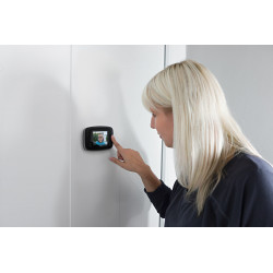 Abus Judas numérique DTS3214 écran TFT 3,2" angle de vision 105° alu Kobleo