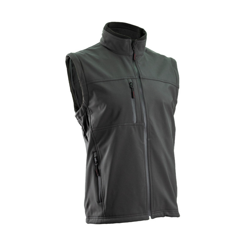 Blouson de travail 2en1 ripstop gris noir