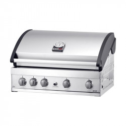 Grandhall Barbecue encastrable gaz Elit GTI4 16.8kW 80x45cm inox Grandhall Kobleo