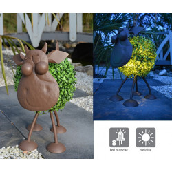 Mundus Décoration solaire Adélaïde 29 x 21 x 37 cm extérieure en forme de vac Kobleo Mundus Décoration solaire Adélaïde 29 x 21 x 37 cm extérieure en forme de vac Kobleo