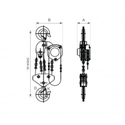 Stockman Palan manuel chaîne premium charge maxi 10000 kg Hd'élévation 6 m MHN1 Stockman Kobleo Stockman Palan manuel chaîne premium charge maxi 10000 kg Hd'élévation 6 m MHN1 Stockman Kobleo