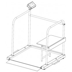 Kern sohn Jeu de barres d'appui MWA-A04 avec siège patient rabattable Kern Kobleo