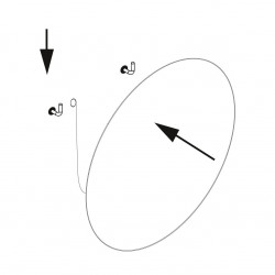 Emuca Miroir Emuca Zeus avec éclairage led D80x0,4cm 12W 850lm câble 1m Kobleo