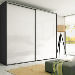 Emuca Système coulissant Emuca pour armoires à 2 portes profils Deep 18mm Kobleo