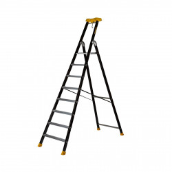 Centaure Escabeau aluminium laqué 8 marches hauteur d'accès 3,75 m MP Kobleo