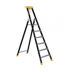 Centaure Escabeau aluminium laqué 6 marches hauteur d'accès 3,30 m MP Kobleo