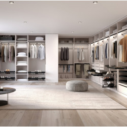 Emuca Porte-chaussures Emuca pour placards et dressing Hack côté gauche noir Kobleo