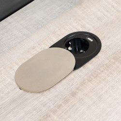 Emuca Multiconnecteur Vertikal Flat 60 acier inoxydable Kobleo