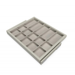 Emuca Kit tiroir d'organisation Emuca avec glissières 600mm gris pierre Kobleo