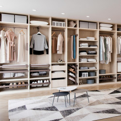 Emuca Kit tiroir organisateur et cadre coulissant Emuca 800mm couleur moka Kobleo