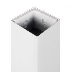 Emuca Pieds carrés et cadre de table Emuca 1150x750mm acier peint en blanc Kobleo