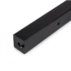 Emuca Pieds carrés et cadre de table Emuca 750x750mm acier peint en noir Kobleo