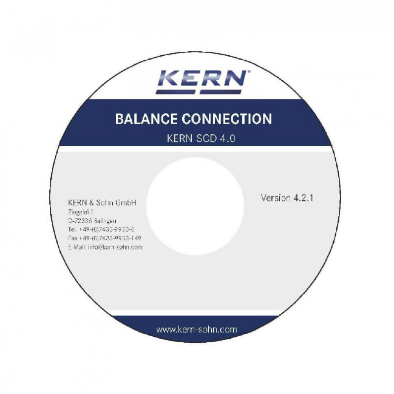 Kern sohn Logiciel BalanceConnection SCD-4.0S05 1 CD 5 licences Kern Kobleo