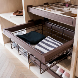 Emuca Kit panier métallique et cadre coulissant Emuca 900mm couleur moka Kobleo