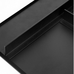 Emuca Kit plateaux Emuca avec 3 paniers pour armoires 900mm noir texturé Kobleo