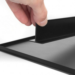 Emuca Kit plateaux Emuca avec 2 paniers pour armoires 800mm noir texturé Kobleo