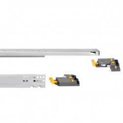 Emuca 10 paires de coulisses Emuca Silver profondeur 390mm acier zingué Kobleo