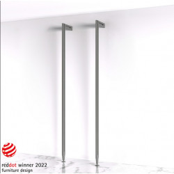 Emuca Kit de structure modulaire Emuca Zero 2 profilés finition gris pierre Kobleo