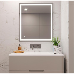 Emuca Miroir salle de bain Emuca Hercule 600x800mm avec éclairage led 4000K Kobleo