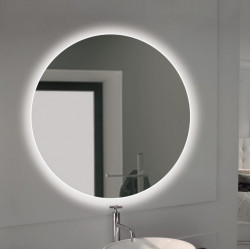 Emuca Miroir salle de bain Emuca Cassiopeia D60cm avec éclairage led 4000K Kobleo