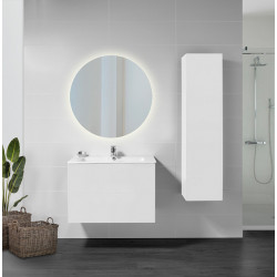 Emuca Miroir salle de bain Emuca Cassiopeia D60cm avec éclairage led 4000K Kobleo