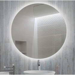 Emuca Miroir salle de bain Emuca Cassiopeia D60cm avec éclairage led 4000K Kobleo