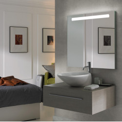 Emuca Miroir salle de bain Emuca Pegasus 600x700mm avec éclairage led 4000K Kobleo