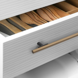 Emuca 5 poignées pour meuble Emuca Riad L232mm entraxe 192mm alu bronze Kobleo