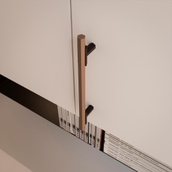 Emuca 20 poignées pour meuble Emuca Riad L168mm entraxe 128mm alu bronze Kobleo