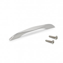 Emuca 20 poignées pour meuble Emuca Varna L181mm entraxe 160mm nickel satiné Kobleo