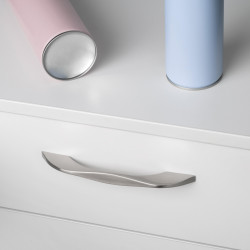 Emuca 20 poignées pour meuble Emuca Varna L181mm entraxe 160mm nickel satiné Kobleo