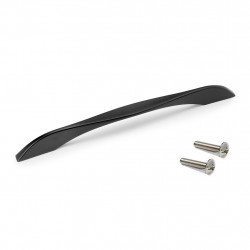 Emuca 20 poignées pour meuble Emuca Varna L247mm entraxe 224mm peint en noir Kobleo