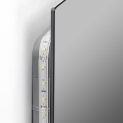 Emuca Miroir Emuca Centaurus avec éclairage décoratif à led 60x80cm 14W Kobleo