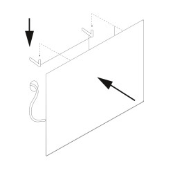 Emuca Miroir Emuca Centaurus avec éclairage décoratif à led 60x80cm 14W Kobleo