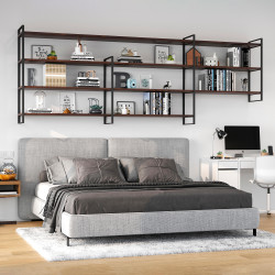 Emuca Structure pour étagère Emuca Lader hauteur 1790mm acier noir Kobleo