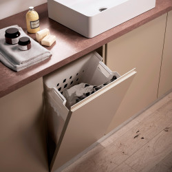 Emuca Panier à linge Emuca Laundry pour module 450mm plastique blanc Kobleo