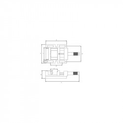 Dolex Etau perceuse en fonte spéciale Long 236 mm ouverture 70 mm série 310  Dolex Kobleo