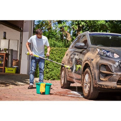 Ryobi Brosse motorisée télescopique Ryobi R18TPS-120G 18V One+ rotative Kobleo