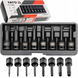 Yato Kit de clés Torx Yato YT-1065 T30 à T80 capuchon court Kobleo