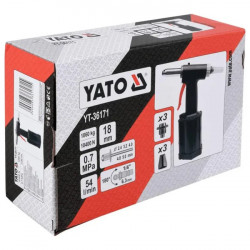 Yato Pistolet à riveter pneumatique Yato YT-36171 D2,4-5mm 7bar Kobleo