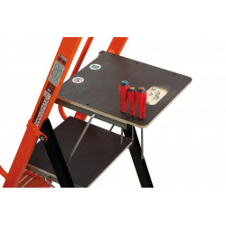 Mondelin Escabeau 5 marches Mondelin Pro hauteur accès 310cm en aluminium Kobleo