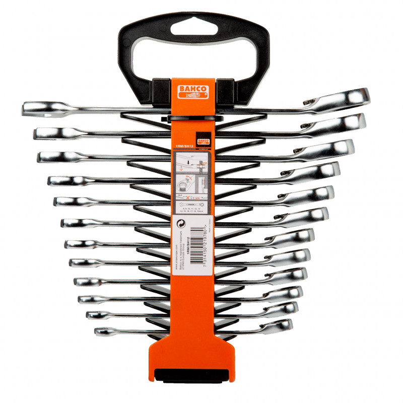 Bahco Jeu de 12 clés mixtes Bahco 1RM/SH12 dans coffret plastique Kobleo Bahco Jeu de 12 clés mixtes Bahco 1RM/SH12 dans coffret plastique Kobleo