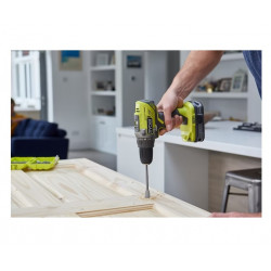 Ryobi Pack de machines 18V Ryobi R18DDID-220S avec batteries 2,0Ah Kobleo
