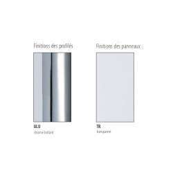 Samo Porte de douche Samo coulissante à trois panneaux 95-103cm Kobleo